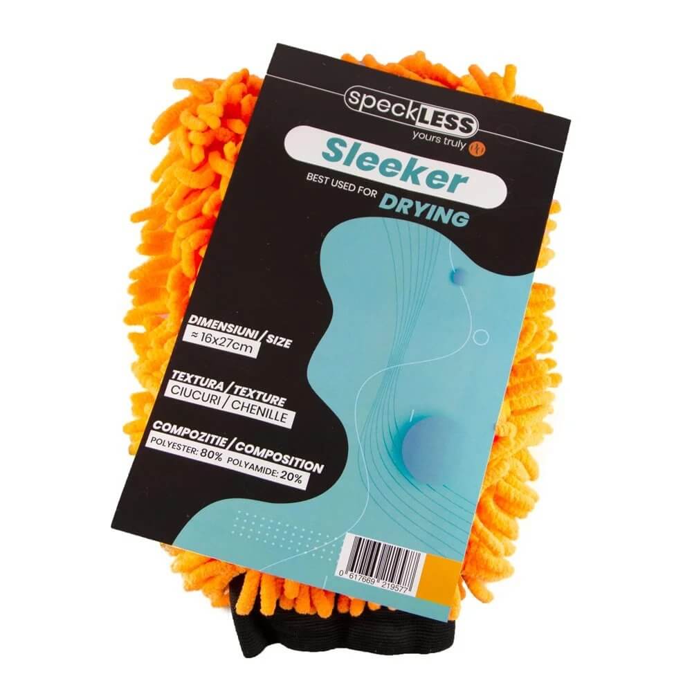 Manusa Microfibre Spalare Auto speckLESS Sleeker, Portocaliu