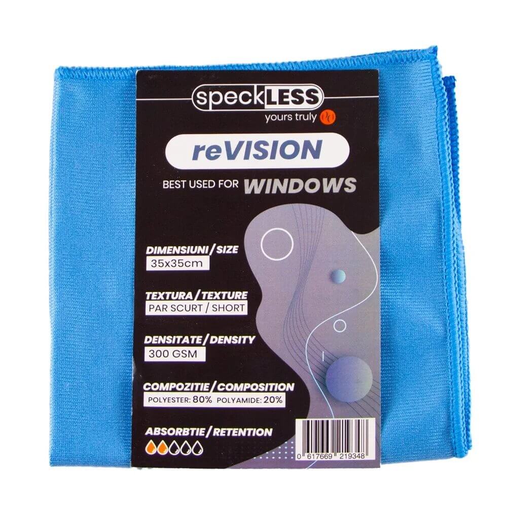 Laveta Microfibra Geamuri si Inox speckLESS reVISION, 300 GSM, 35x35cm